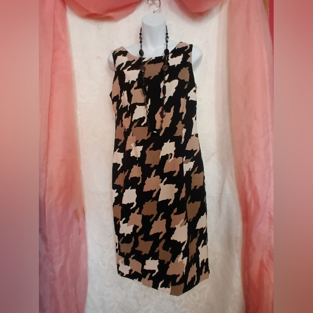 🌺BUNDLE ONLY🌺 Jones Studio Black and Tan Midi Dress